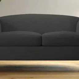 febonic Kimber Fabric 2 Seater Sofa in Charcoal Grey Colour image 1