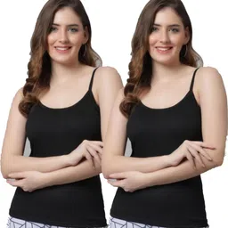 nokkes Women Black Camisole image 1
