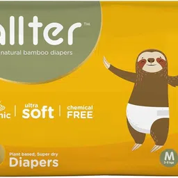 Organic Bamboo Diapers,M Size-Extra Soft,Eco Friendly & Super Absorbent - M-image-56