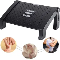 dearow Adjustable Foot Rest for Office Chair, 6 Height Settings, Massage Points Roller Archery Fletch image 3