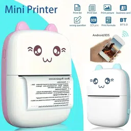 4uonly Mini Portable Thermal Printer KMM33 Thermal printer-image-47