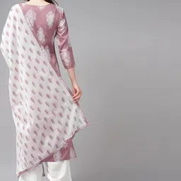 jaitpuriya fashion Women Viscose Rayon Kurta Pant Set image 3