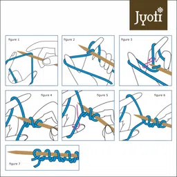 jyoti Knitting Pin - Aluminium (2 Pairs of Flat Knob Pins of 12 Inches / 30cm of Size 12) Knitting Pin image 4