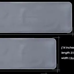 sohil Silicon keyboard protector/skin cover 15-17 inch |Waterproof|Anti-Dust| Laptop Keyboard Skin image 2