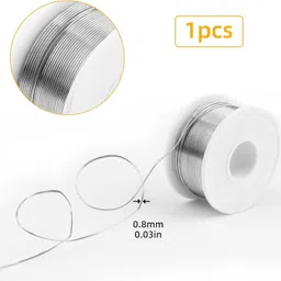 anonbasics Lead Free Solder Wire with Rosin Core Net Weight 0.11lb 0 W Simple image 2
