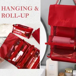 lovhide Girls Red Cosmetic Bag image 5