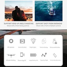 toyterra Foldable 4K HD E88 Drone Drone image 5