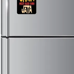 Blue Nexus Isme Tera Ghata Desi Funny Quirky Quotes Fridge Magnet,4x5" in_Q100 Fridge Magnet Pack of 1 image 2