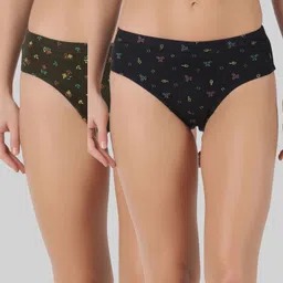 dollar Pack of 2 Women Hipster Multicolor Panty-picture-40