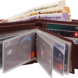 skyhood Men Casual, Formal, Trendy, Evening/Party Brown Artificial Leather Wallet image 4