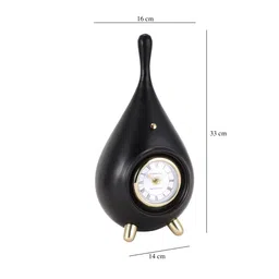 de maison decor Time Drop In Black Gold Clock image 2