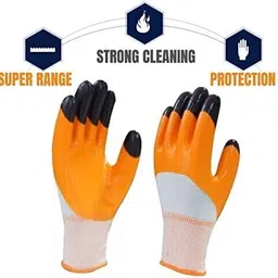 ranpra SUPERIOR QUALITY ANTI CUT SAFETY HAND GLOVE-003 Nitrile, Nylon Safety Gloves image 4