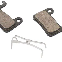 prakmo 2 Pairs Resin MTB Mountain Bike Semi-Metal Rotor Brake Pads for Cycle Machine Bicycle Brake Disk image 2