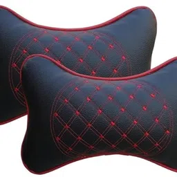 gogear Black Leather Car Pillow Cushion for Universal For Car image 4