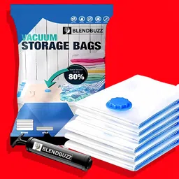 blend buzz Reusable Airtight Vacuum 59 Storage Bags With Electric Pump Travel Storage Vacuum Bags-picture-10