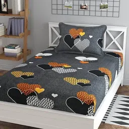 tylorstyle Polycotton Single Flat 160 TC Printed Bedsheet image 2