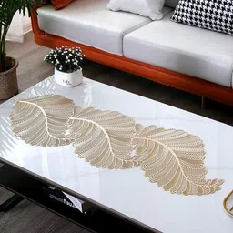 dakshya industries Gold 91 cm Table Runner-picture-15