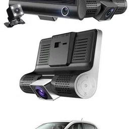 rkpsp 3 Lens/170 Degree/Wide Angle Car Camera DVR/G-Sensor Dashcam Black LCD-picture-25