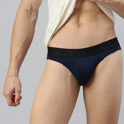 Zoiro Men Solid Mid-Rise Basic Briefs-picture-40