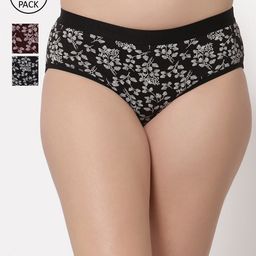 Floret Women Pack of 3 Assorted Hipster Briefs-picture-4