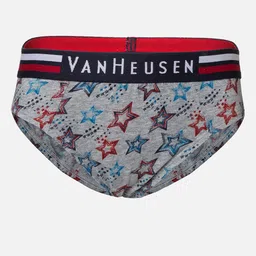 Van Heusen Boys Pack Of 2 Printed Pure Cotton Anti Bacterial Basic Briefs IKIBBR2P5621004 image 3