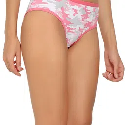 Aimly Pack Of 3 Printed Cotton Hipster Briefs image 4