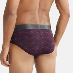 Jockey International Collection Men Potent Purple Printed Briefs IC29 image 3