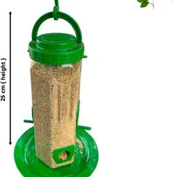 amijivdaya Medium Hexa Bird Feeder. ( Pack Of 2) Window Bird Feeder image 2