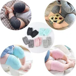 sbts Breathable Comfortable Knee Cap for Kids_421 Multicolor Baby Knee Pads image 1