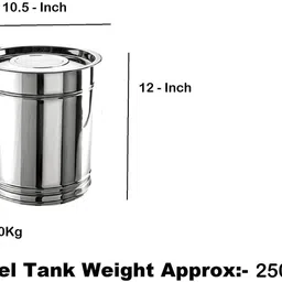 ar enterprise Steel Utility Container - 10 kg image 2