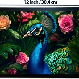 redbakers.in ADELYN PEACOCKART 0912 Digital Reprint 9 inch x 12 inch Painting image 2