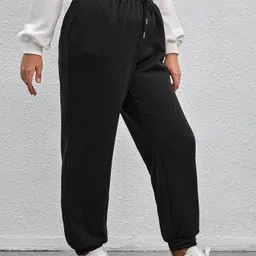 warcourt Women Solid Black Track Pants-picture-17