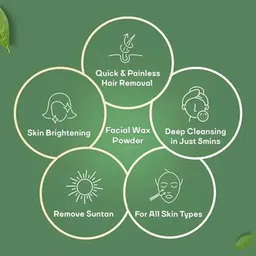 venvo Turmeric Hair Removal Wax Powder | Hair Removal Spray Combo Pack Powder image 4