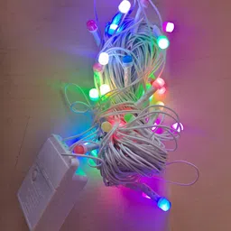 anwora 50 LEDs 30 m Multicolor Color Changing, Flickering Bulb Rice Lights-picture-36