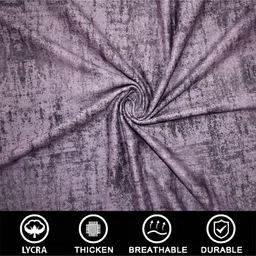 b7 creations Brown Printed Polyester Blend 14x45 Inches Chair Covers (Set of 6) image 4