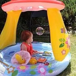 Mushroom (IND*11) Baby Pool Swimming Pool Portable Pool with pump Inflatable Swimming Pool-image-90