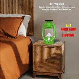 vr bright lite Rechargeable Solar With 1St Step Night Lamp-VR2348 4 hrs Lantern Emergency Light image 4