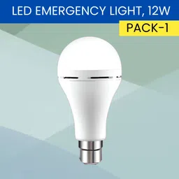 frony 12W Rechargeable Inverter LED Bulb with Upto 4H.Power Cut Lighting Pack of_1B470 4 hrs Bulb Emergency Light-picture-38