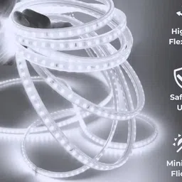 dr mureco 6500 LEDs 50 m White Steady Strip Rice Lights image 3