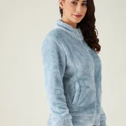 modeve Women Solid Casual Jacket image 4