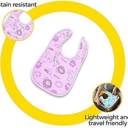 empoison Waterproof baby bibs/aprins for the babies (PACK OF 4)) image 2