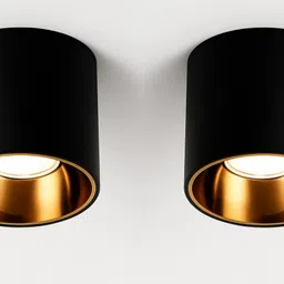 hybrix LED (6 Watt) Rose Gold Indoor/Outdoor Surface Drum/Cylinder Light, Warm White, 2 Downlighter Ceiling Light Ceiling Lamp-picture-11