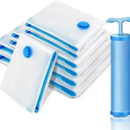 heinriched Reusable Space Saver, Vacuum Storage Bag, Zip lock 70X100 With Pump (PACK OF 3) Travel Storage Vacuum Bags, Miscellaneous Storage Vacuum Bags-picture-34