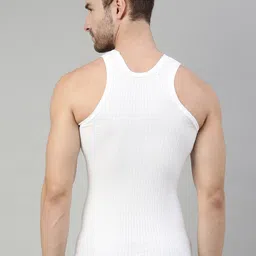 dixcy scott Pack of 4 Sleeveless Cotton No Side Seams Men Vest image 4