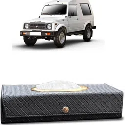 brothertwo Car Tissue Box Holder with 100 Tissue For Maruti Gypsy Vehicle Tissue Dispenser-picture-20
