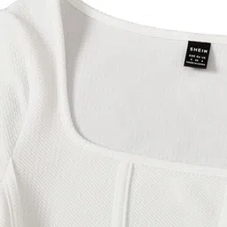 trendystar Casual Regular Sleeves Self Design Women White Top image 4