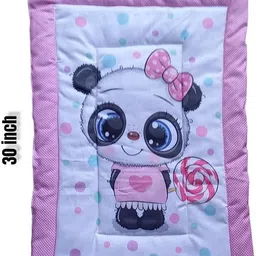 nefros Pink Doll Design Printed Baby Bed Set Standard Godari Bed sheet-picture-22