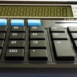 orpat Calculator (Black) Check & Correct Calculator With Real Solat Cell For Home & Office Use Basic Calculator-picture-11
