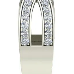 avsar AVR825YB 14kt Cubic Zirconia White Gold ring image 3