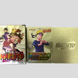 woyr Premium 55 PC Silver Foil Naruto Itachi Sasuke Booster Playing Cards Game image 2